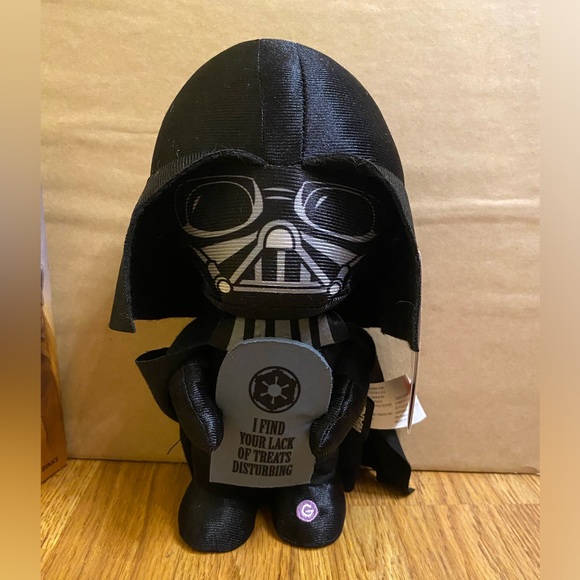 Star Wars Stuffed Animal Plushies And Black Series Action Figures Lot. Baby Yoda - Picture 2 of 9